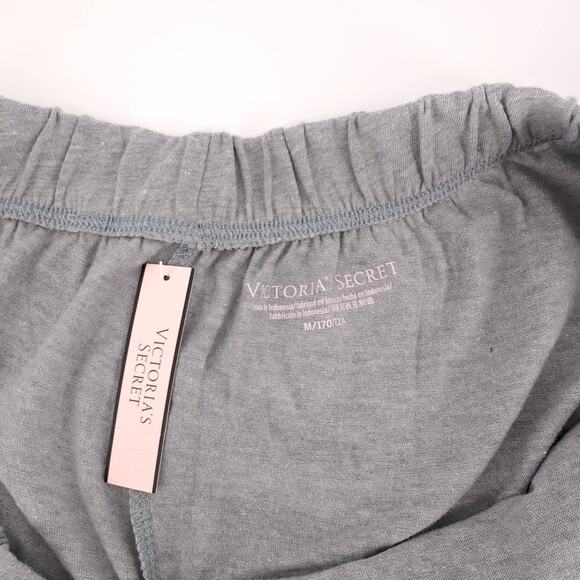 Victoria’s Secret Cotton Grey/Gray & Pink Ruffles Sleep Shorts - Size M - NWT - Picture 3 of 10